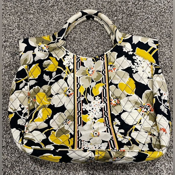 Vera Bradley Handbags - Vera Bradley dogwood yellow tote bag